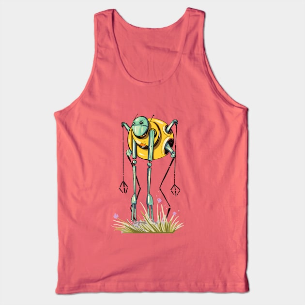 March of robots 4 Tank Top by Annada Menon